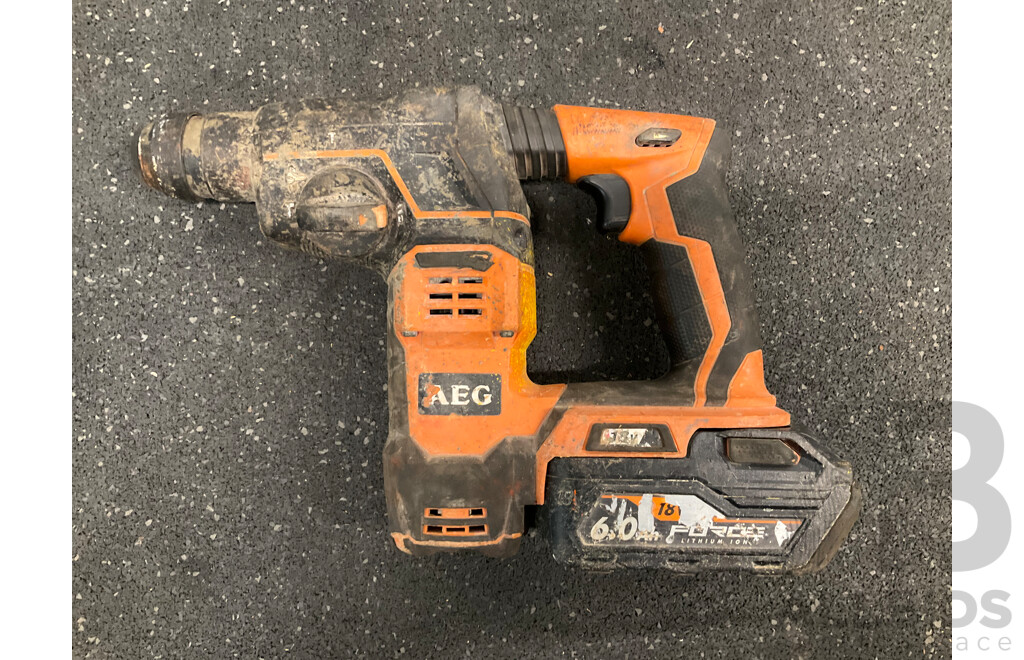 AEG 18V Rotary Hammer (BBH18) with Battery