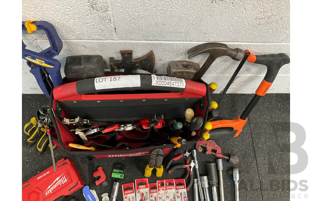 MILWAUKEE Packout Open Tote with Assorted Tools