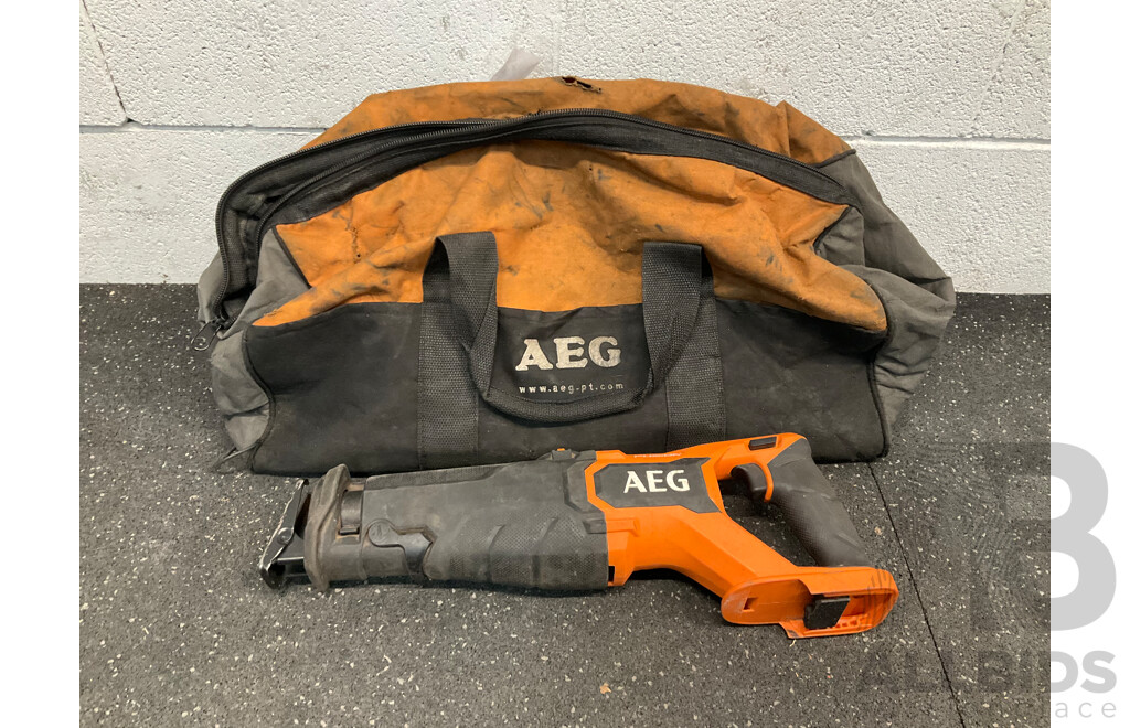 AEG (A18FRS) Brushless Reciprocating Saw with Carry Bag