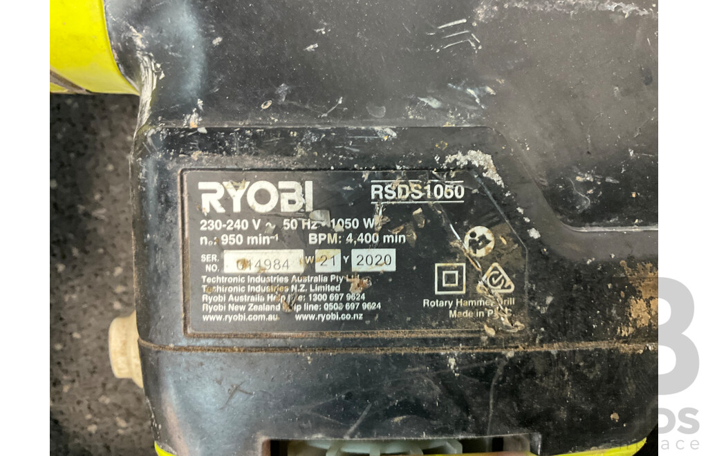 RYOBI (RSDS1050) Rotary Hammer Drill