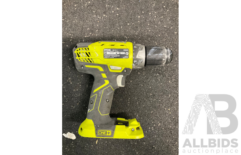 RYOBI ONE+ 18V (RID1801) Impact Driver, (RCD1802) Drill Driver and Krypton Lamp