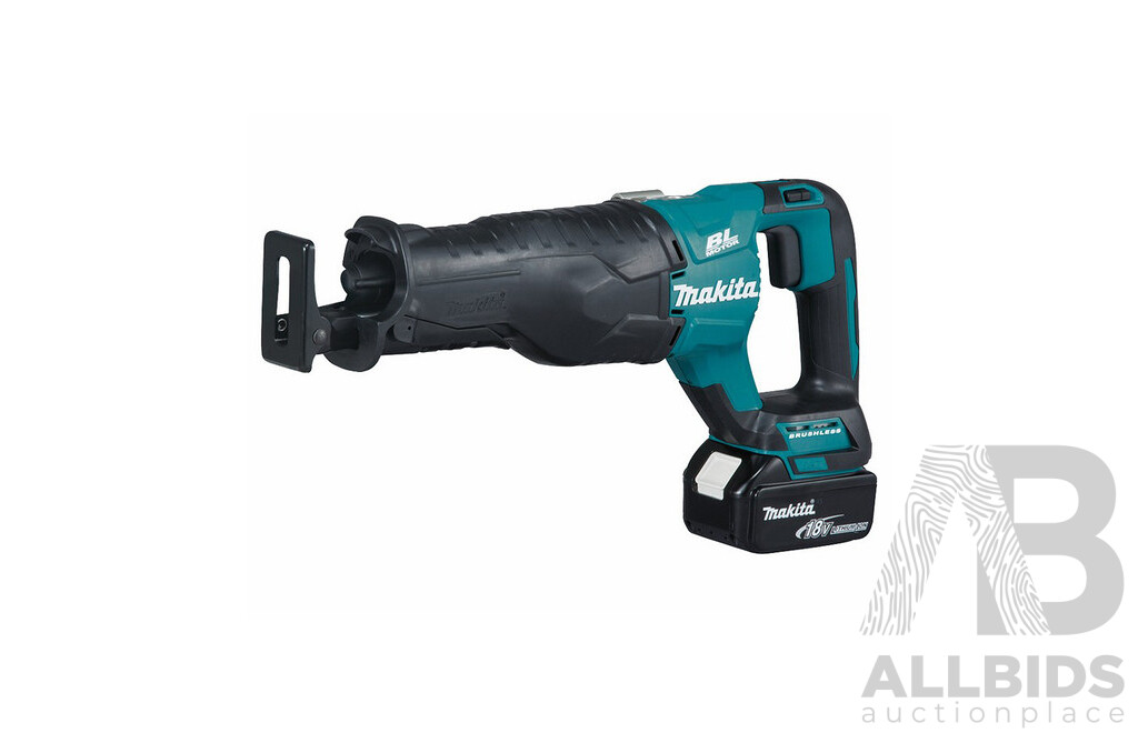 MAKITA (DJR187) 18V Brushless Recipro Saw with 6.0Ah Battery 