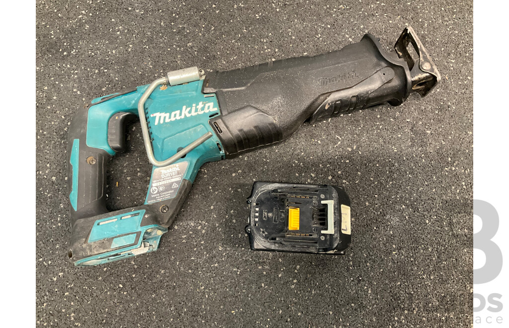 MAKITA (DJR187) 18V Brushless Recipro Saw with 6.0Ah Battery 