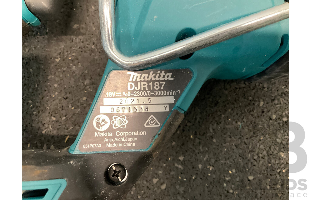 MAKITA (DJR187) 18V Brushless Recipro Saw - Skin Only 