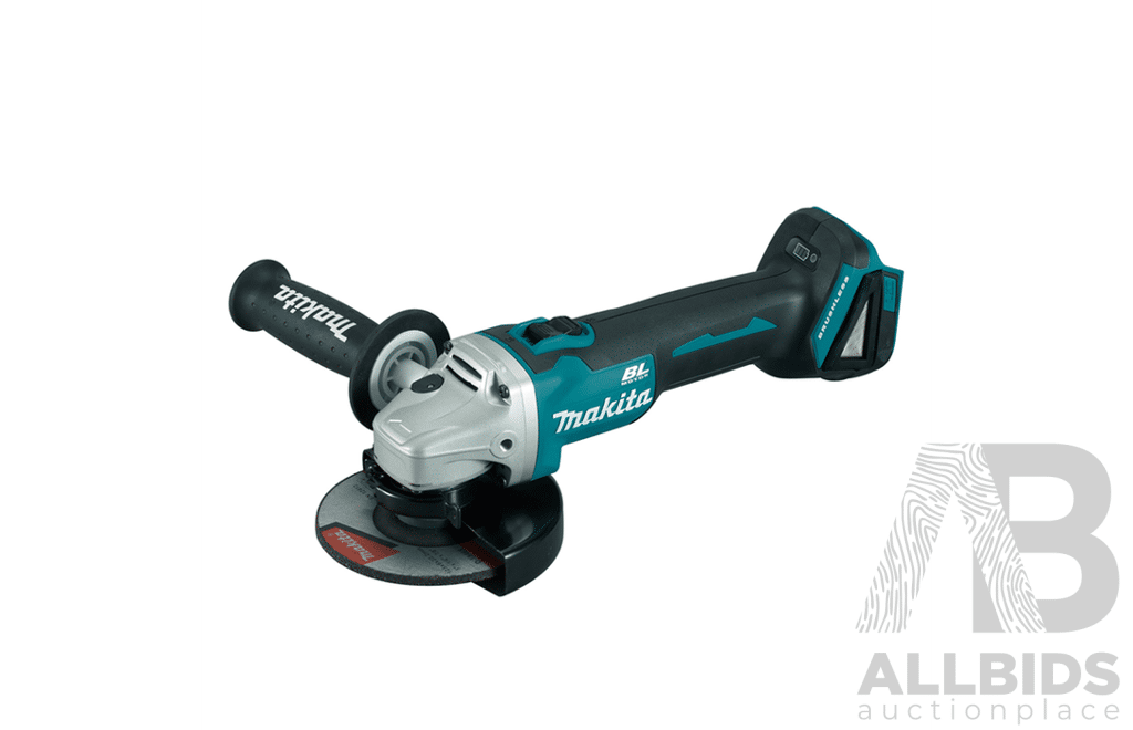 MAKITA 18V Brushless 125mm Slide Switch Angle Grinder (DGA504) - Skin Only  