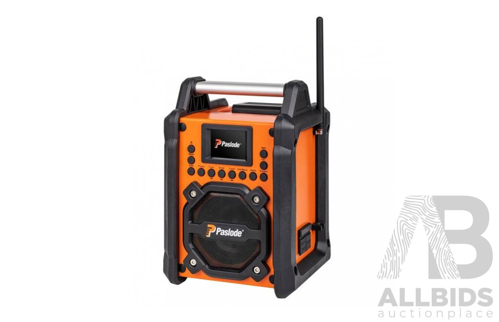 PASLODE Jobsite Digital Bluetooth AM/FM Radio and Charger
