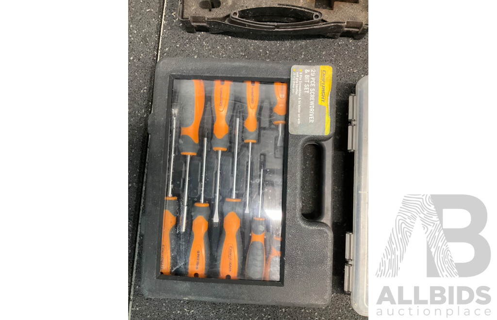 Assorted Tools, Nuts and Bolt Cutter