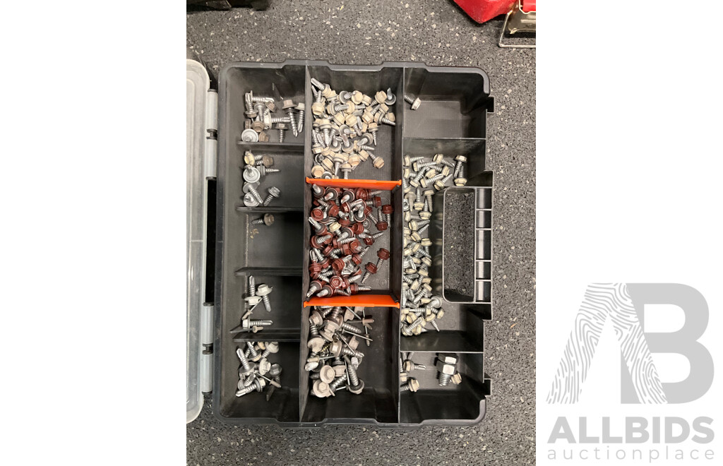 Assorted Tools, Nuts and Bolt Cutter