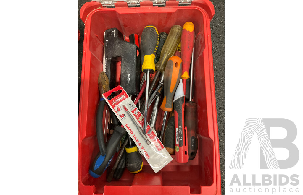 MILWAUKEE PACKOUT Compact Organiser (x2) with Assorted Tools