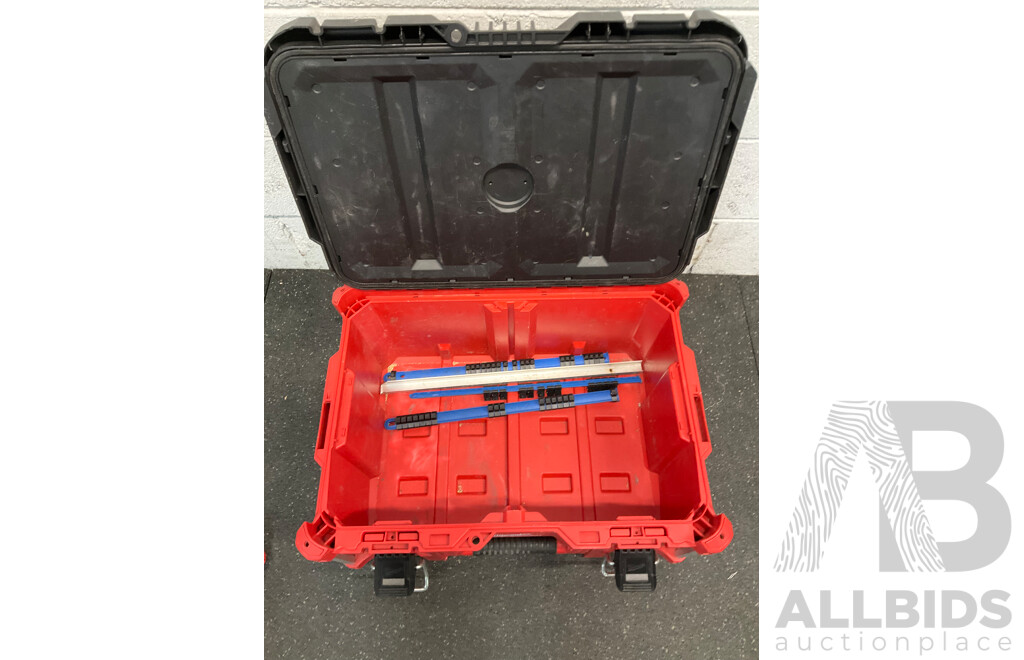MILWAUKEE PACKOUT Storage System Tool Boxes and MAKITA Impact Wrench (Skin Only)
