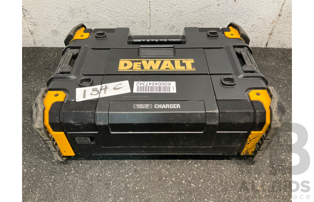 DeWALT TSTAK Jobsite Radio & Charger (DWST1-81080-XE) with 18V 9Ah Battery 