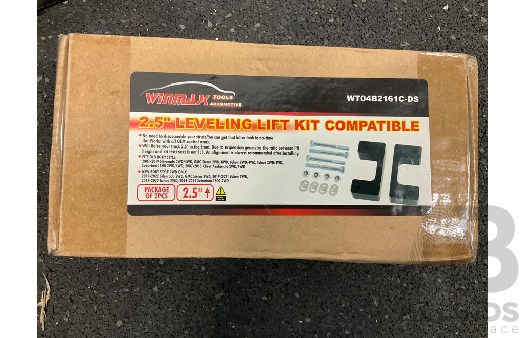 AEG Impact Wrench, AEG 4.0Ah Battery, Super Works Heat Gun and Leveleing Lift Kit - Lot of 4