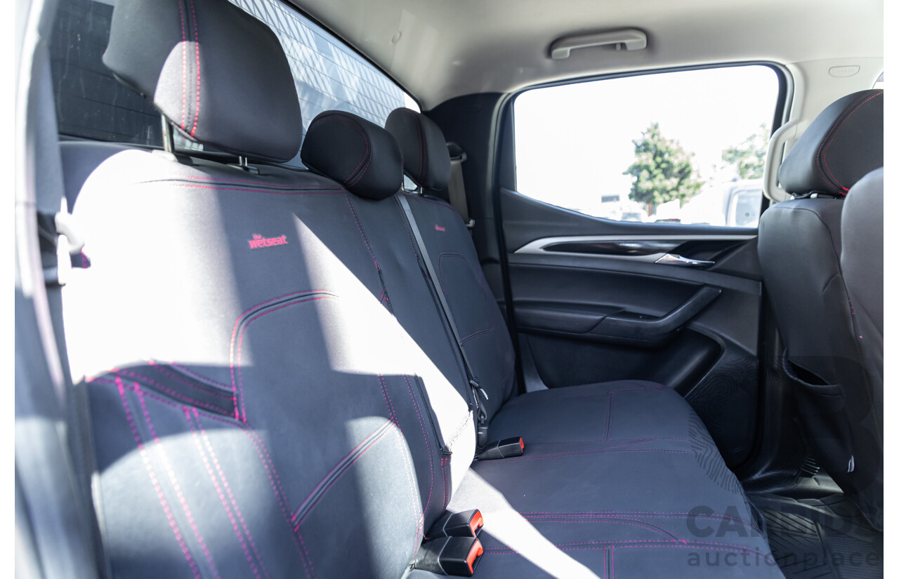 04/2018 LDV T60 Luxe (4x4) SK8C Double Cab Utility Lava Grey Metallic Turbo Diesel 2.8L