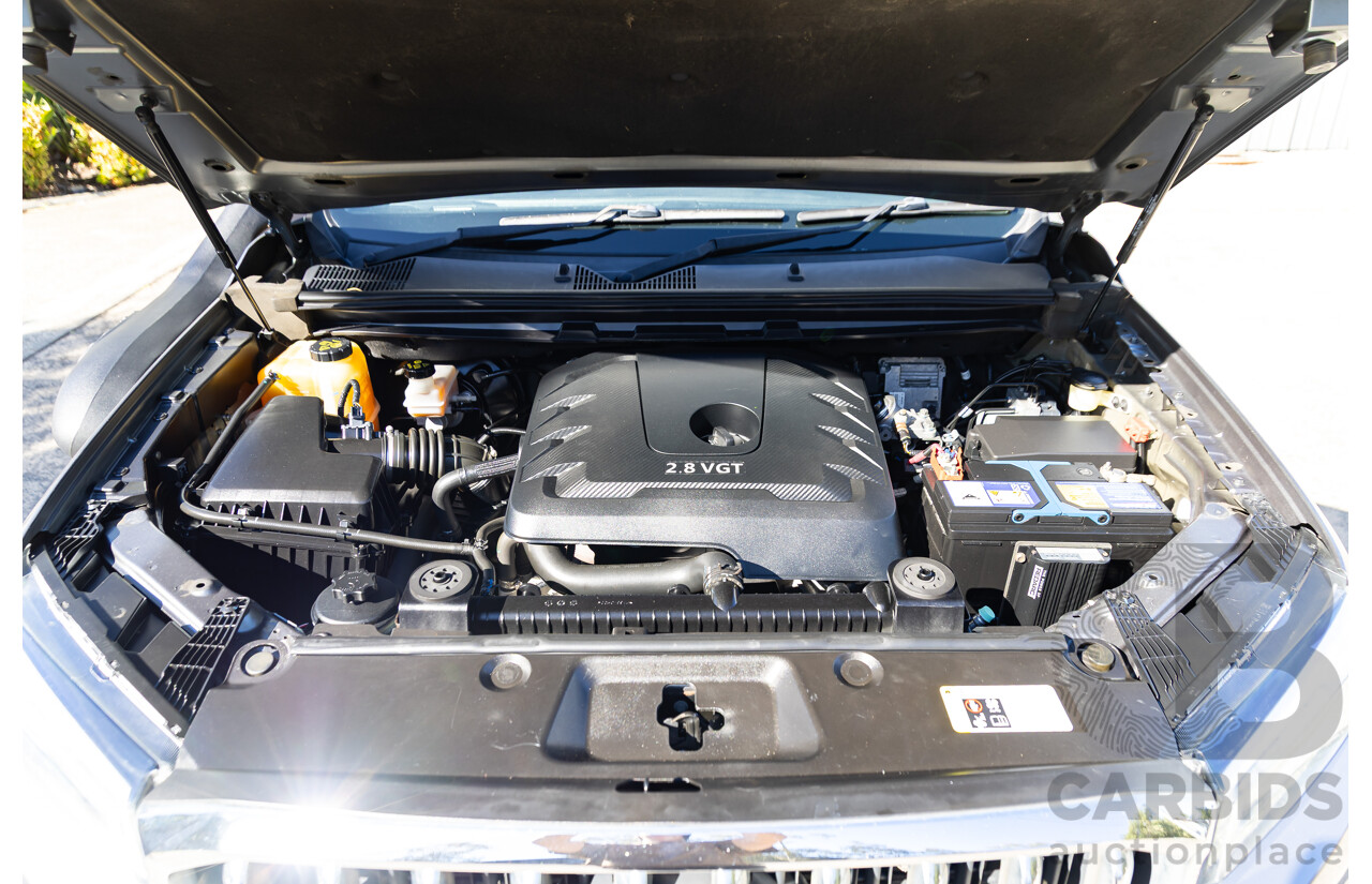 04/2018 LDV T60 Luxe (4x4) SK8C Double Cab Utility Lava Grey Metallic Turbo Diesel 2.8L