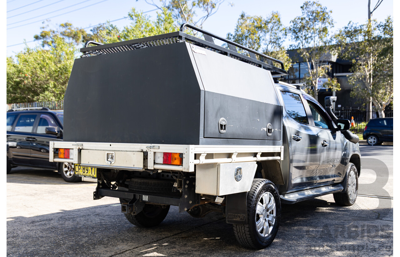 04/2018 LDV T60 Luxe (4x4) SK8C Double Cab Utility Lava Grey Metallic Turbo Diesel 2.8L