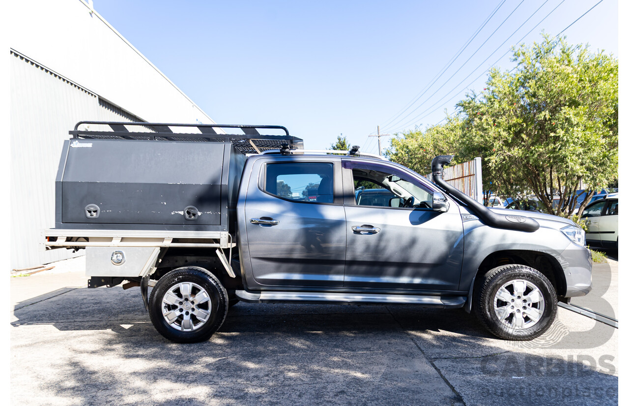 04/2018 LDV T60 Luxe (4x4) SK8C Double Cab Utility Lava Grey Metallic Turbo Diesel 2.8L