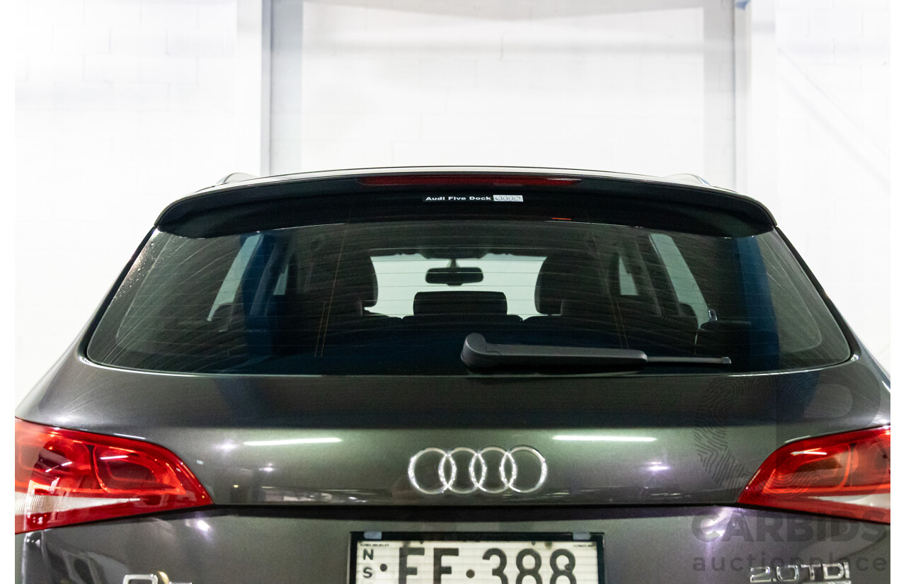 8/2010 Audi Q5 2.0 TDI Quattro 8R MY10 4d Wagon Lava Grey Metallic Turbo Diesel 2.0L