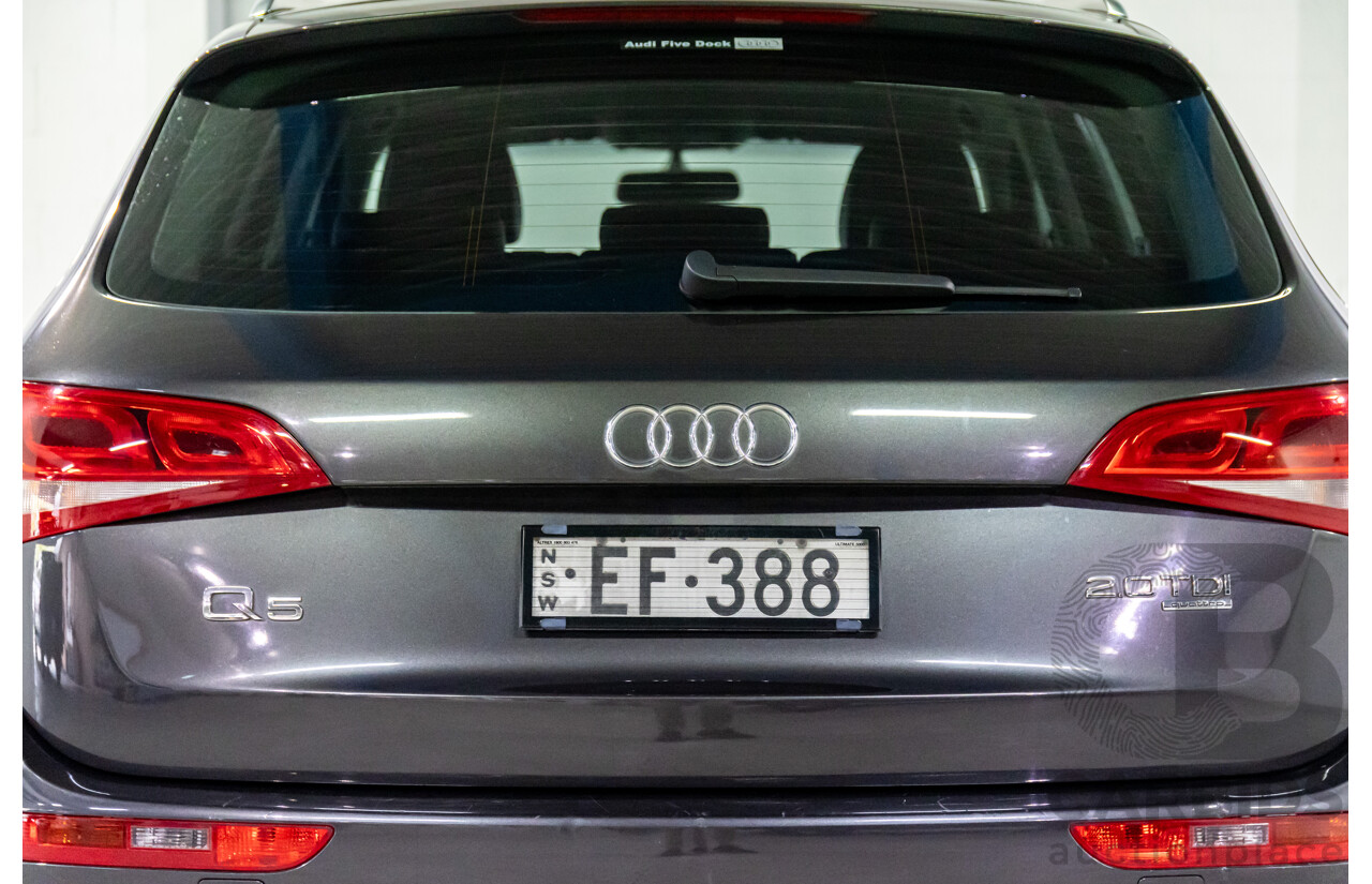 8/2010 Audi Q5 2.0 TDI Quattro 8R MY10 4d Wagon Lava Grey Metallic Turbo Diesel 2.0L