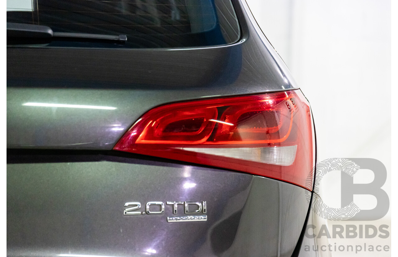8/2010 Audi Q5 2.0 TDI Quattro 8R MY10 4d Wagon Lava Grey Metallic Turbo Diesel 2.0L
