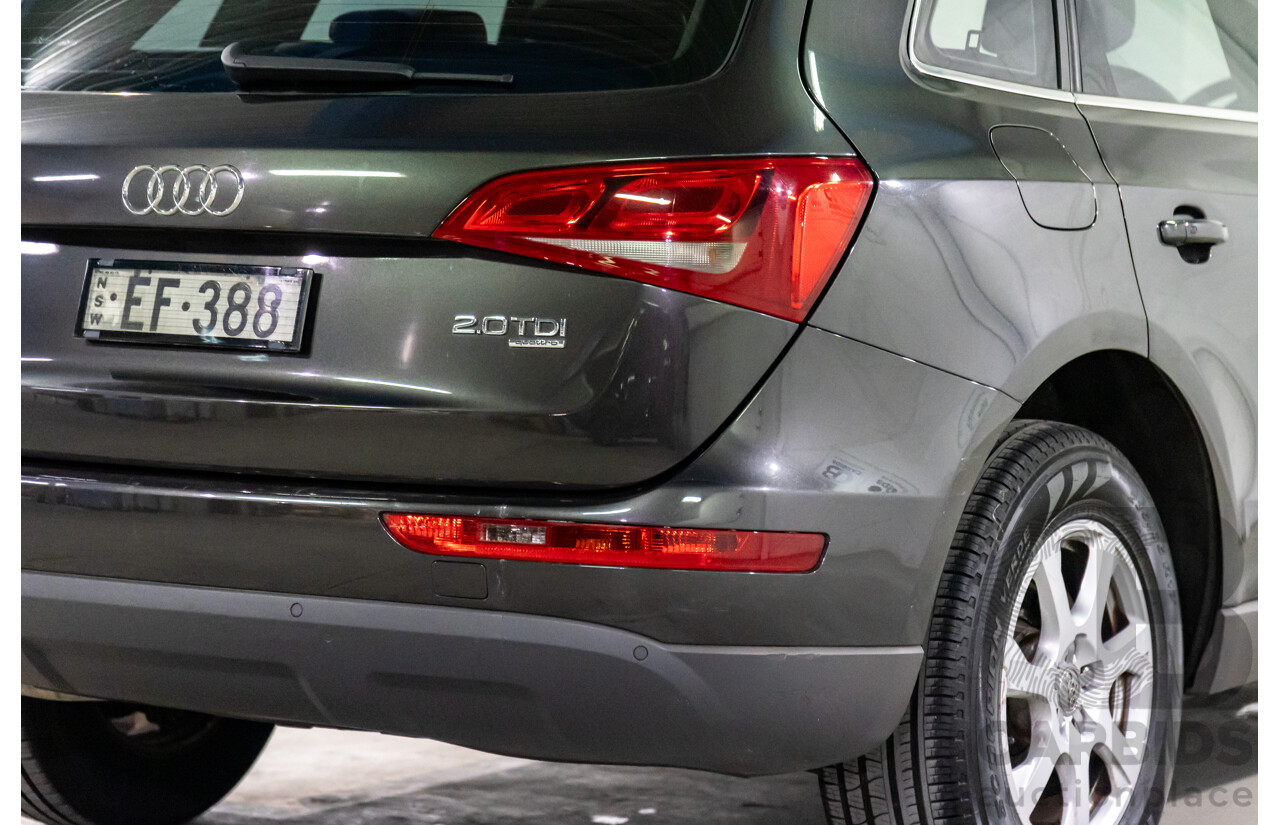 8/2010 Audi Q5 2.0 TDI Quattro 8R MY10 4d Wagon Lava Grey Metallic Turbo Diesel 2.0L
