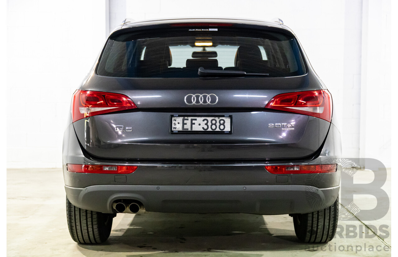 8/2010 Audi Q5 2.0 TDI Quattro 8R MY10 4d Wagon Lava Grey Metallic Turbo Diesel 2.0L