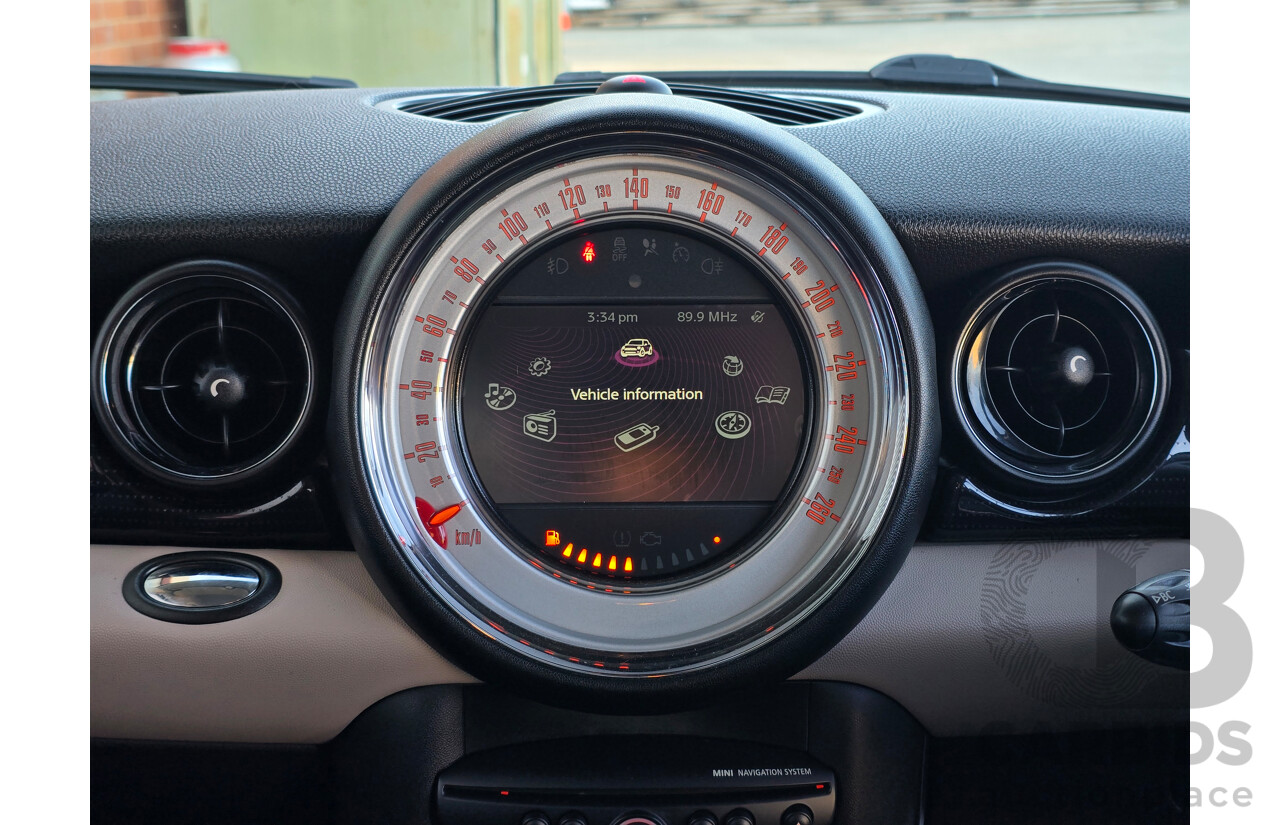 06/2012 Mini Cooper Baker Street R56 MY12 2d Hatchback Pepper White 1.6L