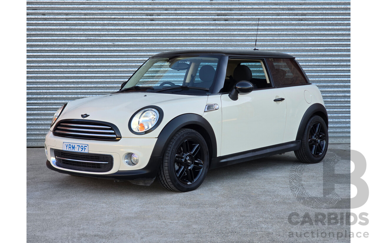 06/2012 Mini Cooper Baker Street R56 MY12 2d Hatchback Pepper White 1.6L