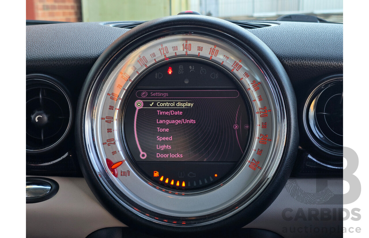 06/2012 Mini Cooper Baker Street R56 MY12 2d Hatchback Pepper White 1.6L