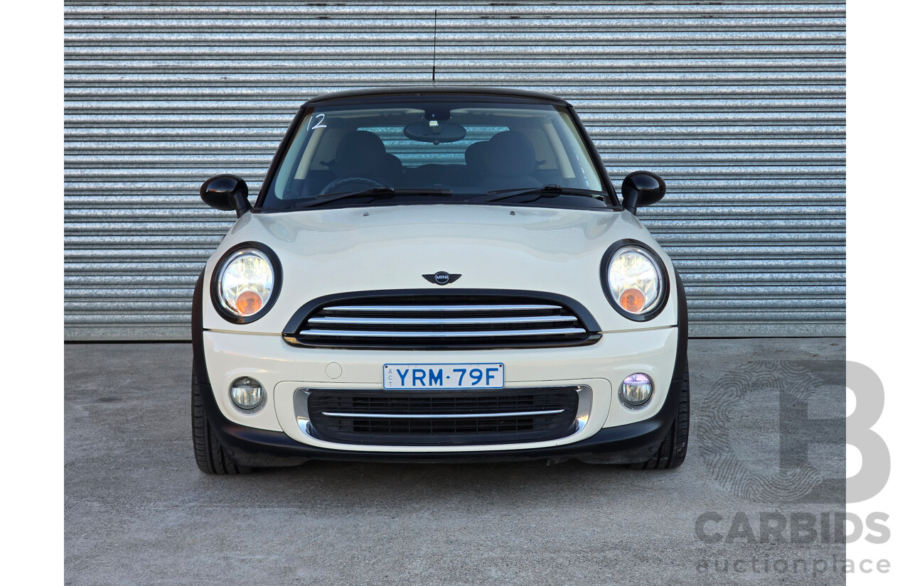 06/2012 Mini Cooper Baker Street R56 MY12 2d Hatchback Pepper White 1.6L