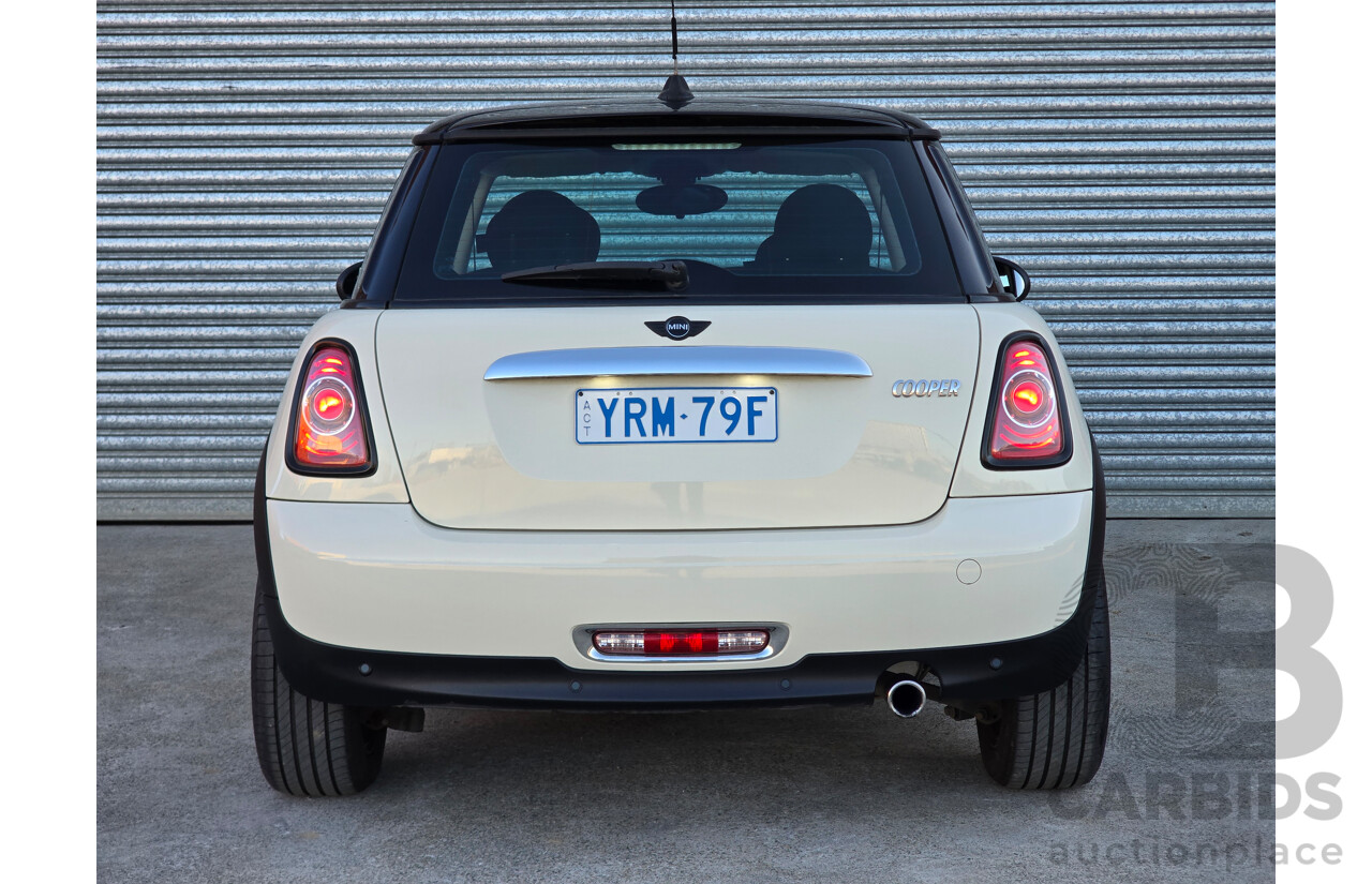 06/2012 Mini Cooper Baker Street R56 MY12 2d Hatchback Pepper White 1.6L