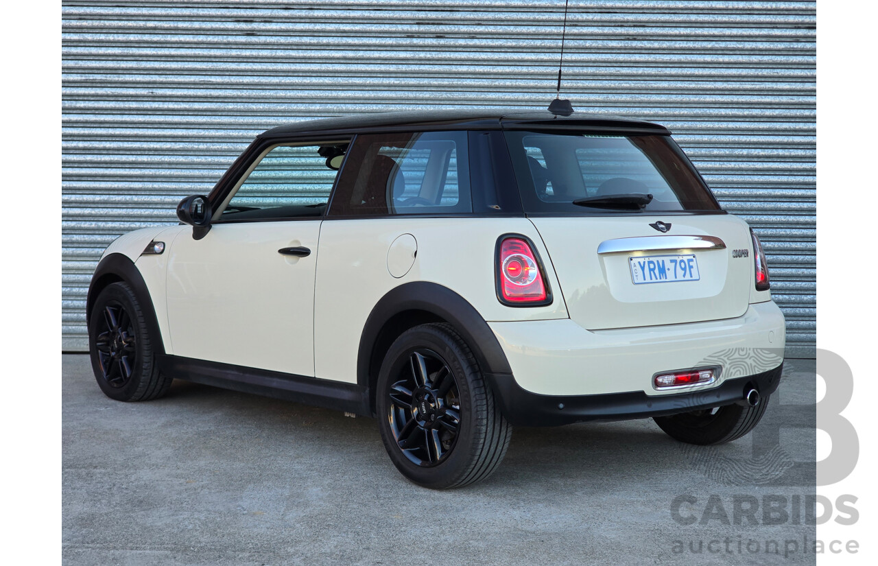 06/2012 Mini Cooper Baker Street R56 MY12 2d Hatchback Pepper White 1.6L