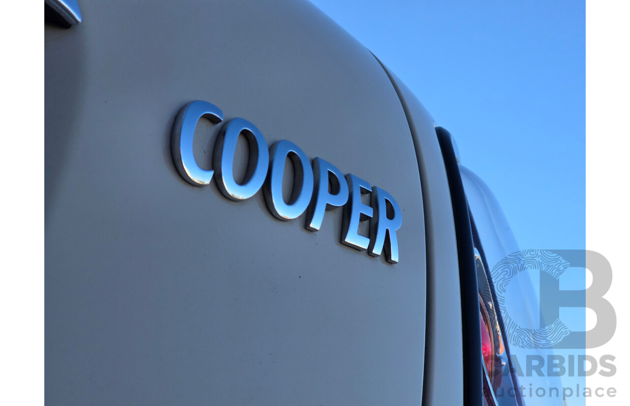 06/2012 Mini Cooper Baker Street R56 MY12 2d Hatchback Pepper White 1.6L