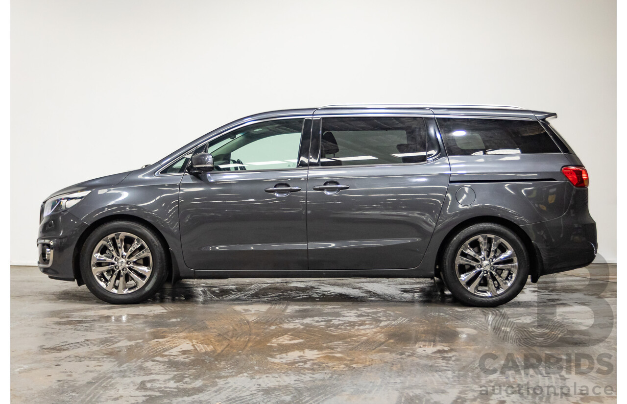 05/2015 Kia Carnival Platinum YP 4d Wagon Platinum Graphite Metallic Turbo Diesel 2.2L