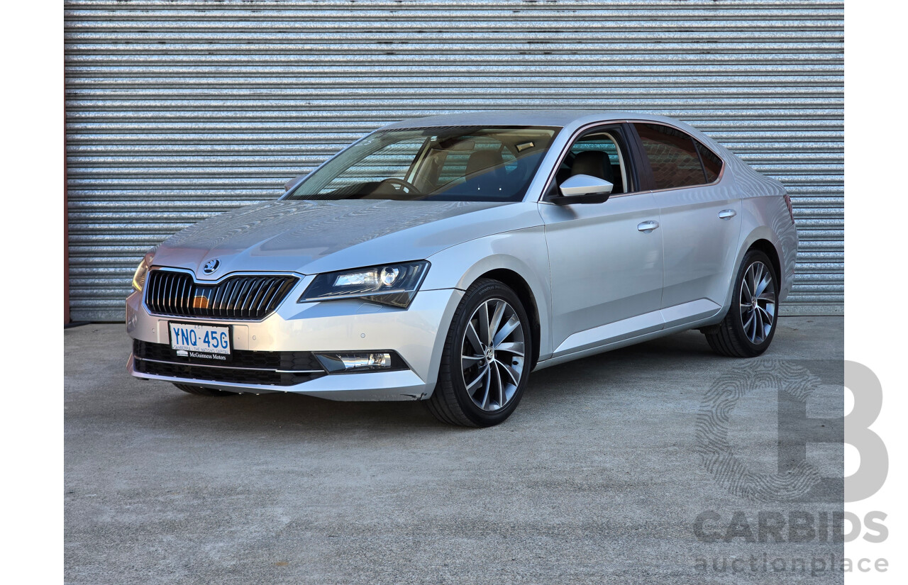07/2017 Skoda Superb 162TSI NP MY17 4d Sedan Brilliant Silver Metallic Turbo 2.0L