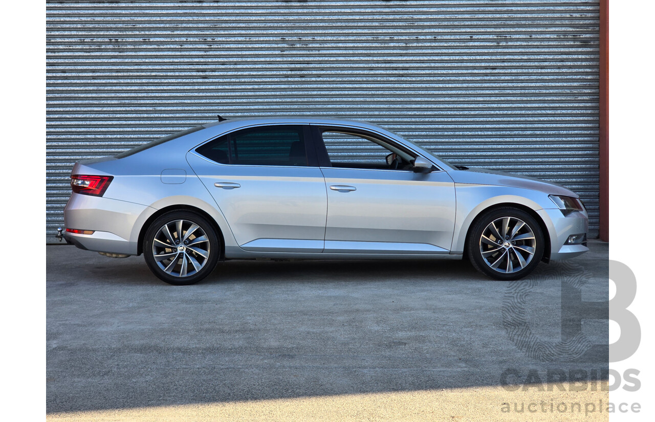07/2017 Skoda Superb 162TSI NP MY17 4d Sedan Brilliant Silver Metallic Turbo 2.0L