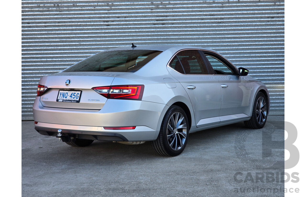 07/2017 Skoda Superb 162TSI NP MY17 4d Sedan Brilliant Silver Metallic Turbo 2.0L