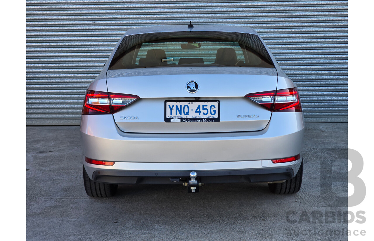 07/2017 Skoda Superb 162TSI NP MY17 4d Sedan Brilliant Silver Metallic Turbo 2.0L