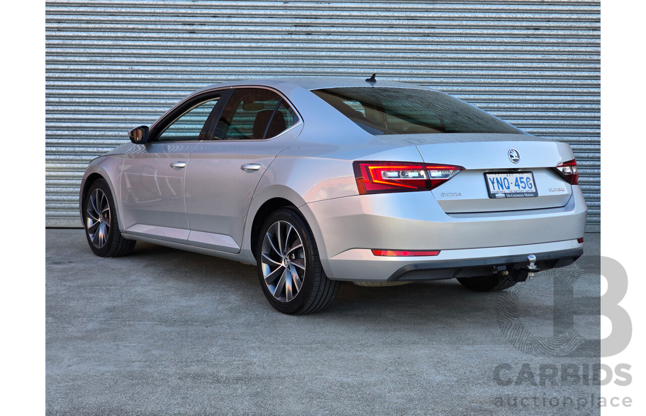 07/2017 Skoda Superb 162TSI NP MY17 4d Sedan Brilliant Silver Metallic Turbo 2.0L