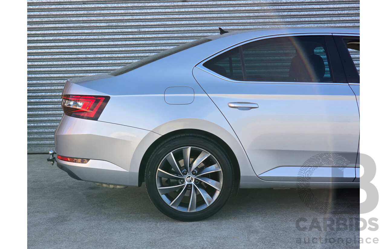 07/2017 Skoda Superb 162TSI NP MY17 4d Sedan Brilliant Silver Metallic Turbo 2.0L