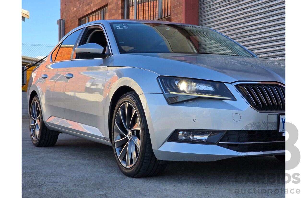 07/2017 Skoda Superb 162TSI NP MY17 4d Sedan Brilliant Silver Metallic Turbo 2.0L