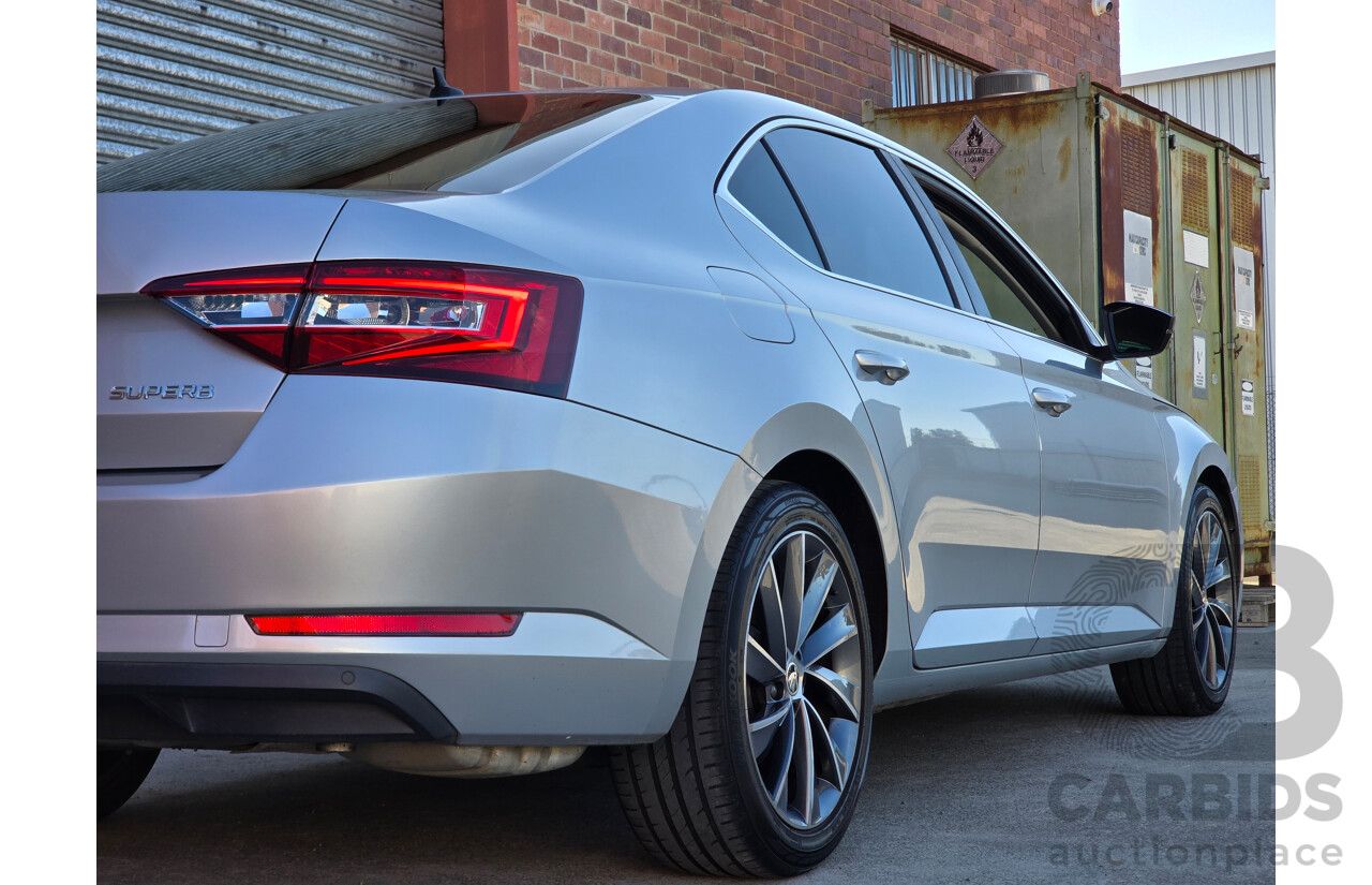 07/2017 Skoda Superb 162TSI NP MY17 4d Sedan Brilliant Silver Metallic Turbo 2.0L