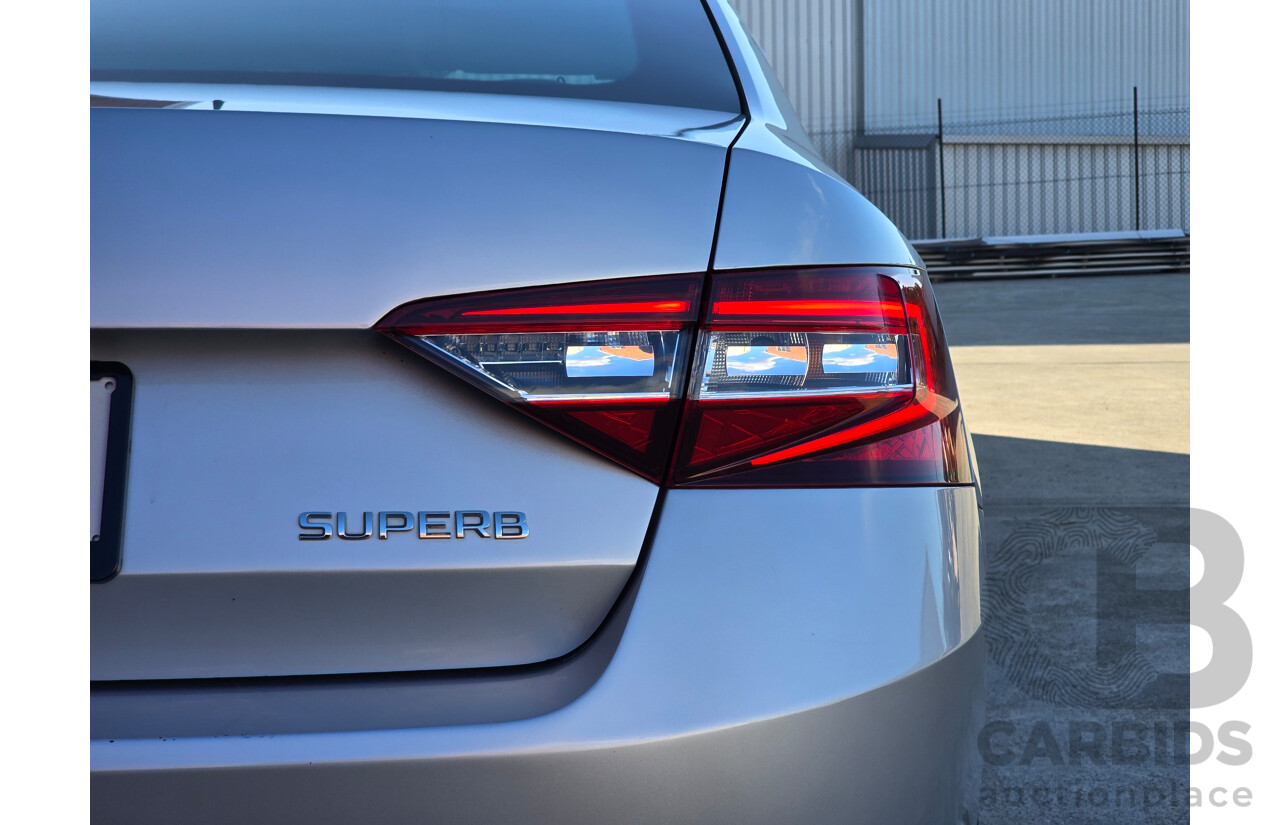 07/2017 Skoda Superb 162TSI NP MY17 4d Sedan Brilliant Silver Metallic Turbo 2.0L