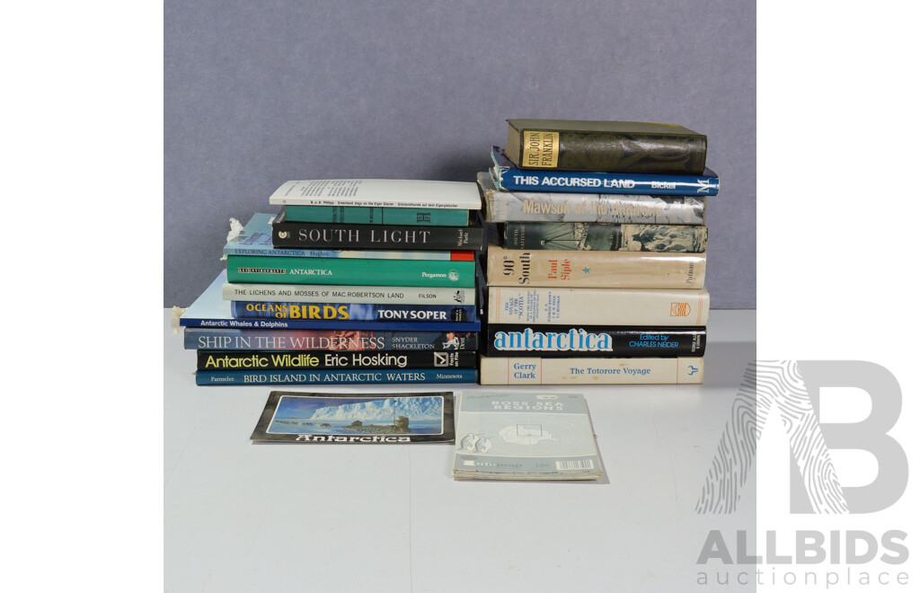Collection Books Regarding Antarctic & Arctic Subjects