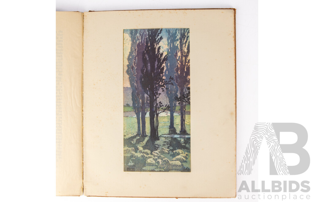 Masters of the Colour Print, IV W Giles, London 1928, the Studio, Hardcover with Ten Tipped in Colour Plates