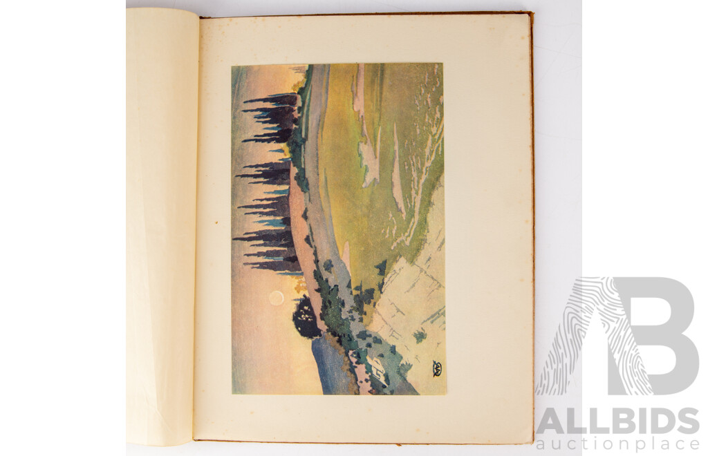 Masters of the Colour Print, IV W Giles, London 1928, the Studio, Hardcover with Ten Tipped in Colour Plates