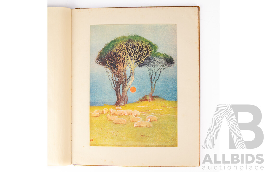 Masters of the Colour Print, IV W Giles, London 1928, the Studio, Hardcover with Ten Tipped in Colour Plates