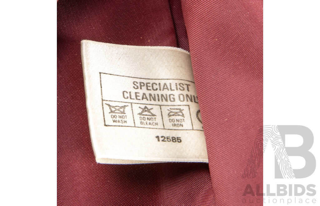 Vintage Full Length Butter Leather Belted Trench Coat