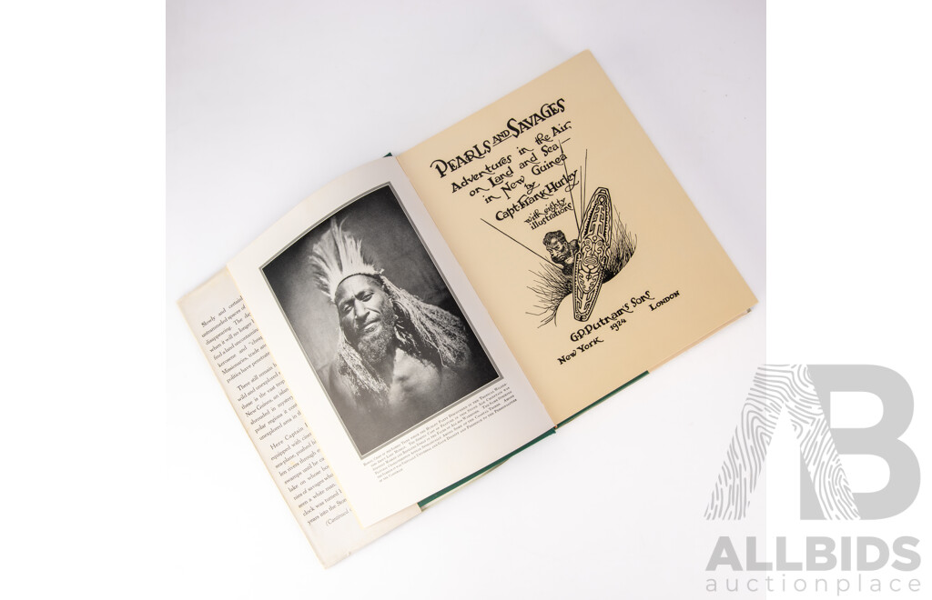 Pearls and Savages, Captain Frank Hurley, Limited Edition of 1000 Copies Facsimile Edition, Hardcover with Dust Jacket, Jac Press, HK, 1981 in Original Box