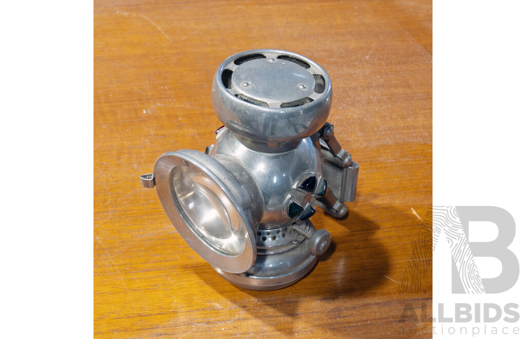 Vintage Kerosene Powered Mediophote Bike Light by I.O.S Lucas