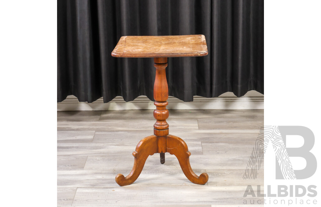 Edwardian Oak Wine Table